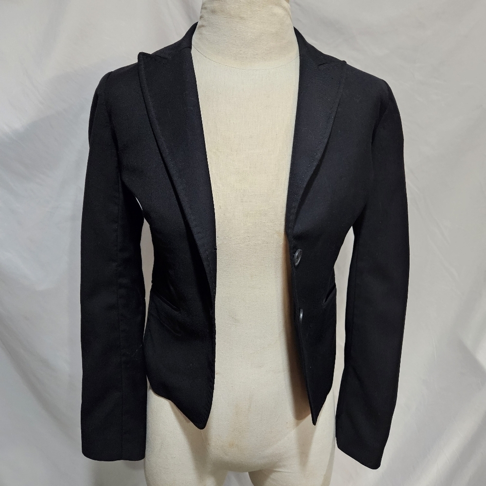 J. Crew Super 120's 100% Wool Slate Grey Blazer Suit Jacket Size 4